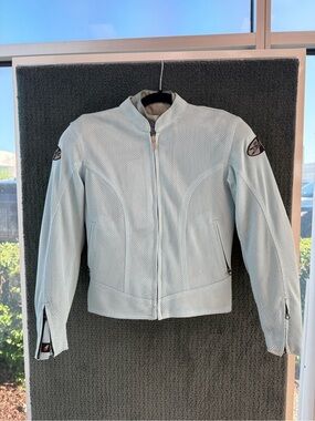 Women’s S Joe Rocket Light Blue Mesh Motorcycle Jacket